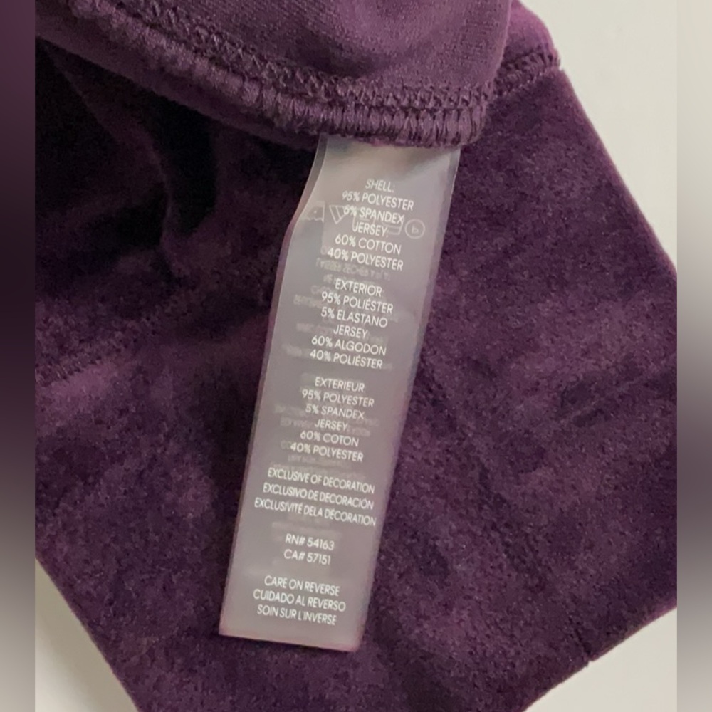Calvin Klein Purple Hoodie with Gold Accents tshirt sweater - Picture 12 of 12